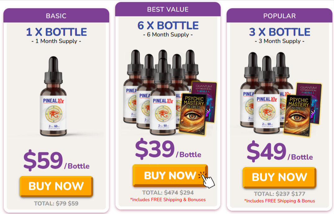 Pineal10x Pricing